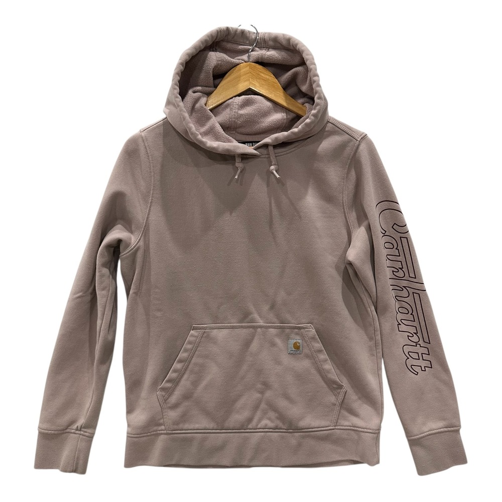 Carhartt Rain Defender Relaxed Fit Mauve Hoodie TS5996-W Womens Medium